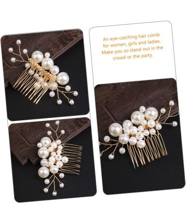 minkissy Pearl Comb Wedding Hair Comb Bridal Hair Comb Pearl Tiara Bridal Hair Accessories Rhinestone Hair Accessories Wedding Hair Jewelry Bridal Hair Side Comb Bride Hair Side Comb Manual - Buy Online on GoSupps.com