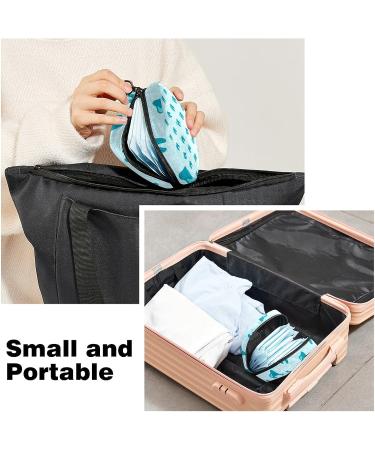 Teeth Print Sanitary Napkin Storage Bag - Portable Period Kit for Women, Teens, and Girls - Menstrual Cup Pouch & Tampon Bag - Color 2 - Buy Online on GoSupps.com