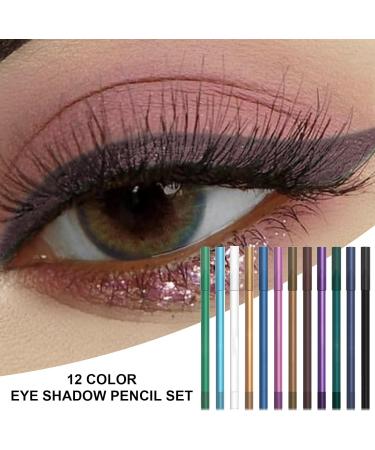 Colored Liquid Eyeliner | Liquid Eye Pencil with 12 Colors Easy Removal Smooth Coloring Eye Makeup Supplies Long Lasting for Halloween Music Festival Hersil - Buy Online on GoSupps.com