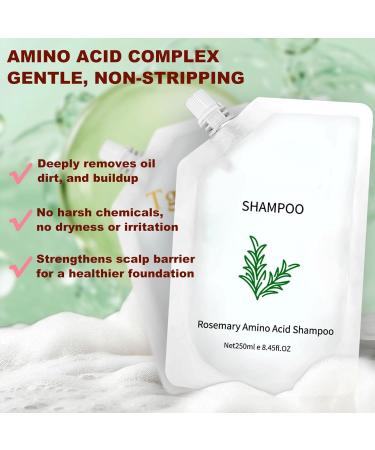Rosemary Biotin Shampoo Hair Growth Shampoo For Women And Men Refreshing Smooth & Shiny Hair2PCS - Buy Online on GoSupps.com
