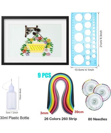 48 PCS Woohome Paper Quilling Kit for DIY Handcrafts and Home Decoration - Buy Online on GoSupps.com