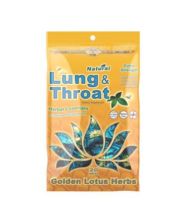 Golden Lotus Herbs Lung & Throat Lozenges Single pack 20 CT - Buy Online on GoSupps.com
