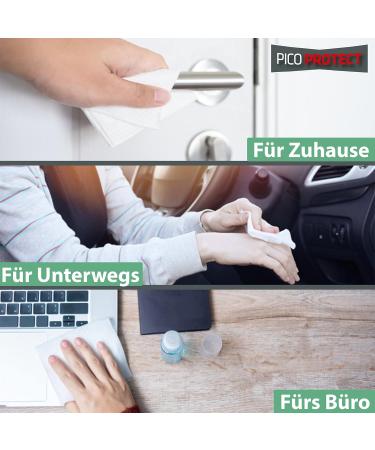PICO Protect 30 Disinfection Wipes - 120 Non-Alcoholic Towels 30x25cm - Effective Disinfecting for Areas & Objects - Buy Online on GoSupps.com