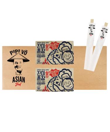 Pack of 2 (2x300g) Jinmi Black Bean Paste Jjajang (Papa Vo )