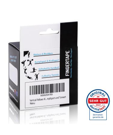 Vertical Fellows Climbing Tape - 1.5cm Wide 3 Rolls Black | Dermatologically Tested & Ideal for Bouldering Sports Handball & Martial Arts - PDF Tapan Line Included - Buy Online on GoSupps.com