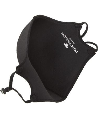 TOM TAILOR Men's Reusable Fabric Mask - Black - 1 Piece | International Shipping Available - Buy Online on GoSupps.com