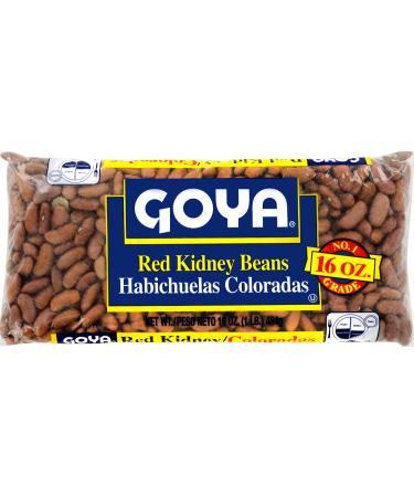 Goya Foods Red Kidney Beans Dry 16oz (Pack of 24) - Bulk Buy 1lb Bags - Buy Online on GoSupps.com