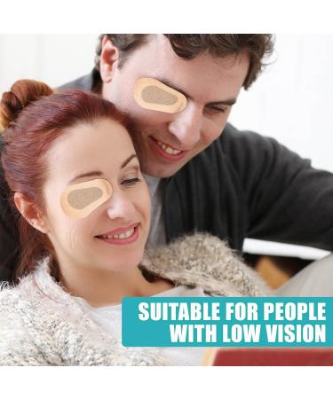 Dimeho 20 Pcs Adhesive Eye Patches Blackout Medical Eyepatch Sticker Disposable Non Woven Cotton Eye Shield Tape Easy Peeling Latex Free Eyecare Bandages Relieve Fatigue 3 2 Inches - Buy Online on GoSupps.com