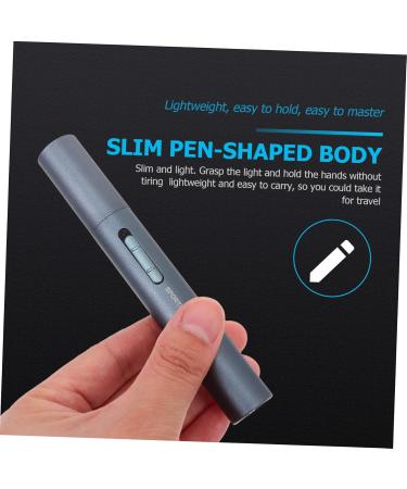 FOMIYES Nose Hair Trimmer - Unisex Nasal Hair Remover Tool Vibrissa Cutter & Cleaner - Blue - 13x1.6cm - Buy Online on GoSupps.com