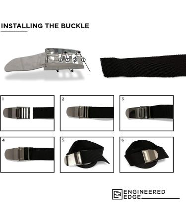 Diving Weight Belt | Nylon Scuba Dive Belt with Stainless Steel Buckle and D Rings - Buy Online on GoSupps.com