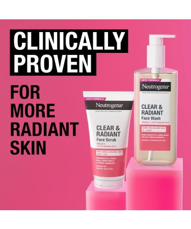 NEUTROGENA Clear & Radiant Face Scrub 150ml 150 ml (Pack of 1) - Buy Online on GoSupps.com