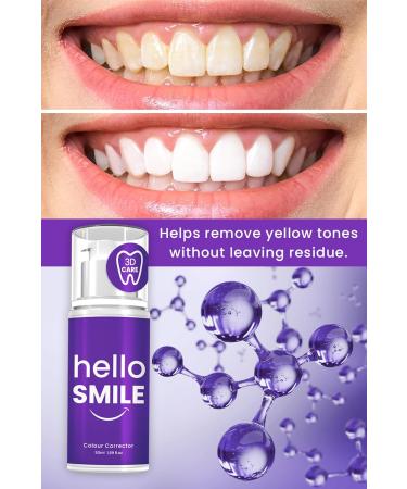 Procsin Hello Smile Color Corrector | Teeth Whitening Gel for Sensitive Teeth | Instant Stain Removal & Whiteness | 50 ML - Buy Online on GoSupps.com