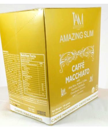 IAM WORLWIDE Instant Coffee Pack of 10 Amazing Slim Arabica Macchiato Flavour - Buy Online on GoSupps.com