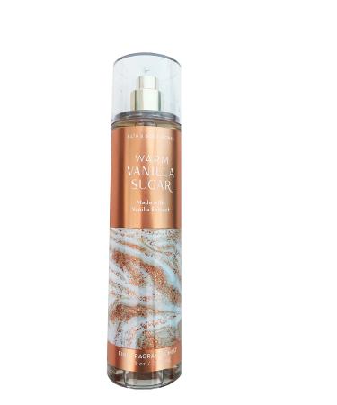 Bath and Body Works Warm Vanilla Sugar Fine Fragrance Mist, 8 Fl Ounce Warm Vanilla Sugar 8 Fl Oz (Pack of 1)