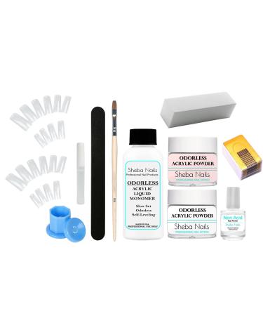 SHEBA NAILS State Board Sealed Odorless Nail Acrylic Student Kit