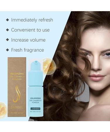 Dry Shampoo Powder for Women Volumizing Dry Shampoo for Oily Hair poudre texture cheveux la lavande Travel Size Shampoo Powder pour tous les types de cheveux rafra chit les cheveux (3pc) - Buy Online on GoSupps.com