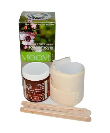 Moom Organic Hair Remover with Tea Tree Oil Classic 6 oz (170 g)