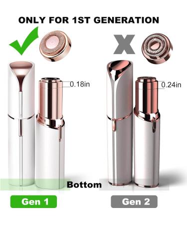 4PCS Face Replacement Heads for Finishing Touch Flawless Hair Remover Tool - Gold-Plated Gen 1 Compatible - Buy Online on GoSupps.com