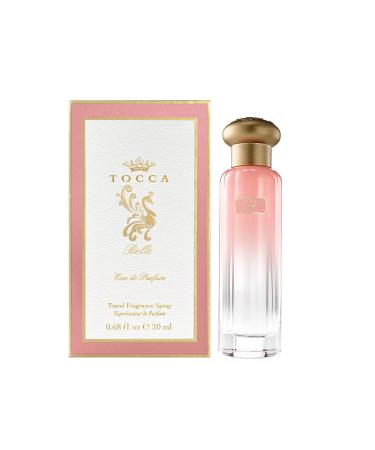 Tocca Women's Eau de Parfum Belle - Fresh Floral Italian Bergamot Petit Grain and White Freesia - Hand-Finished Bottle 0.68 oz. (20 ml) 1 Count (Pack of 1)