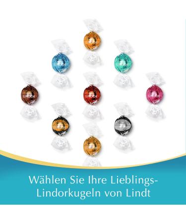 Lindt Lindor Caramel & Salt Chocolate Balls - 137g Bag | Whole Milk Chocolate with Melting Filling | Perfect Praline Gift - Buy Online on GoSupps.com