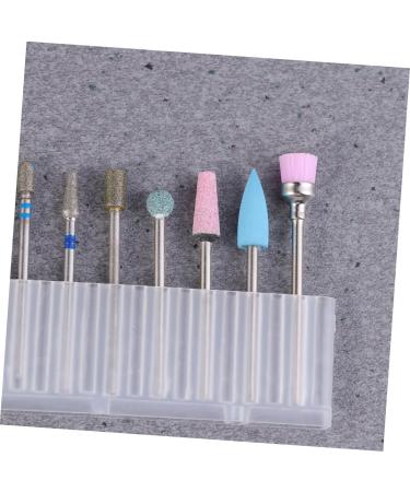 nail nail art kit polisher tool Tungsten steel drill set alloy grinding head manicure kit nail drill manicure set dedicated nails drill bits clean nail grinding head drill - Buy Online on GoSupps.com
