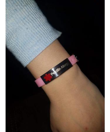 Personalized Medical Alert Bracelet | Disease Awareness Emergency ID Bracelet for Men Women & Kids - Shop Now - Buy Online on GoSupps.com