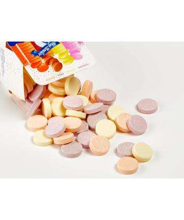 Frigeo Ahoj-Brause Classics - Round Candies (Lemon Orange Raspberry Cola) 1x125g | International Shipping Available - Buy Online on GoSupps.com