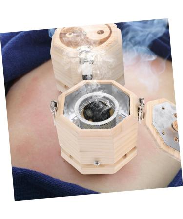 Beaupretty Moxibustion Box - Universal Wooden Brackets for Health & Wellness | 12.5x12cm Moxa Tool Holder - Buy Online on GoSupps.com