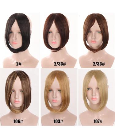 Bangs Hair Clip Synthetic Bangs Hair Clip in Extensions Middle Part Natural Fringe Bangs Clip in Bangs One Piece Gradient Bangs Hairpiece for Women Bangs Clip in Hair (Color : 923-103) - Buy Online on GoSupps.com