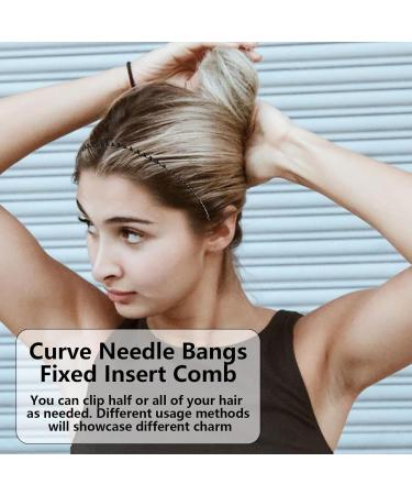 Wire Hair Combs - U Pin Stretchable Hair Side Combs Hair Updo Styling Tool Decorative Bangs Holder for Hair Side Combs French Twist Comb Vintage Fine Hair Clips Pins - Buy Online on GoSupps.com