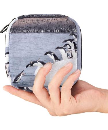 Penguin Animal Sanitary Napkin Storage Bag - Cute Period Bag for Teen Girls and Women - Buy Online on GoSupps.com