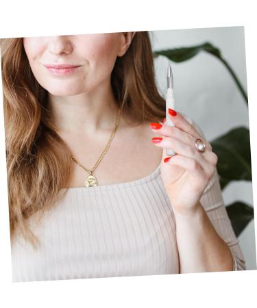 SKISUNO 4pcs Lip Glosses White Eyeshadow Makeup Brush Silicone Brush Silicone Makeup Brush - Buy Online on GoSupps.com