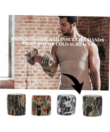 Sosoport 4 Rolls Outdoor Camouflage Wrapping Paper - Non-Woven Fabric Elastic | International Shipping Available - Buy Online on GoSupps.com