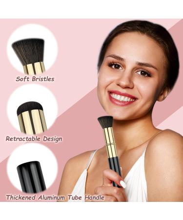 Retractable Kabuki Brush Travel Powder Foundation Makeup Brush Face Blush Brushes for Liquid Cream and Powder Face Makeup Travel Size Makeup Brush Foundation Brush - Buy Online on GoSupps.com