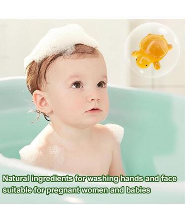 Little Turtle Handmade Essential Oil Soap Cute Turtle Essential Oil Moisturizing Soap Natural Ingredients for Kids Cute Animal Soap 4 Pack - Buy Online on GoSupps.com