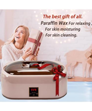 Bain de cire de paraffine pour mains et pieds Kit de th rapie la cire hydratante pour lisser la peau s che des mains des coudes et des pieds Traitement spa la maison et au salon - Buy Online on GoSupps.com