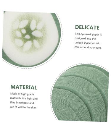 Healeved 200pcs Cucumber Eye Masks - Hydrating Eye Patches for Women | Non-Woven Eye Pads for Facial Care & Skincare - Buy Online on GoSupps.com