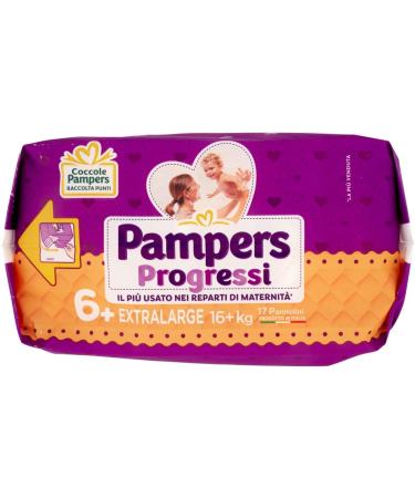 Pampers Progressi Extralarge Windeln Gr e 6+ (17 St ck 16+ kg) Internationale Lieferung - Buy Online on GoSupps.com