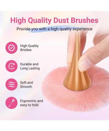 MelodySusie Nail Art Dusting Brush - Dust Collector Blush & Powder Makeup Brushes | Acrylic Nail Tool - Buy Online on GoSupps.com