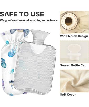 Turtles Hot Water Bottle - 2L Large BAP-Free Cover for Pain Relief & Cramps | International Shipping - Buy Online on GoSupps.com