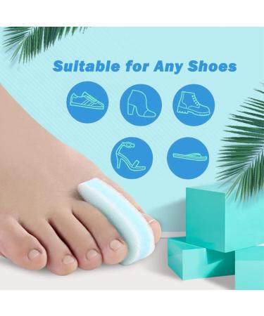 Haosem Foam Toe Separator 2 Pieces for Overlapping Toes & Hammer Toe Relief | Pressure & Friction Control - Buy Online on GoSupps.com