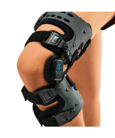 UPGRADED OA Unloader Knee Brace Men and Women For Osteoarthritis & Arthritis Knee Pain Bone on Bone Joint Degeneration Medial Offloader Knee Brace L1851 L1843 With Built-in Hex Key Left Black