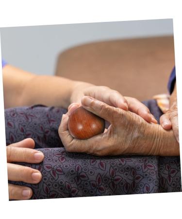 Fomiyes 2st Health Ball - Handcrafted Wooden Baoding Massage Balls for Adults | Creative Rosewood Handmilling Tools | 5x5x5 cm Brown - Buy Online on GoSupps.com