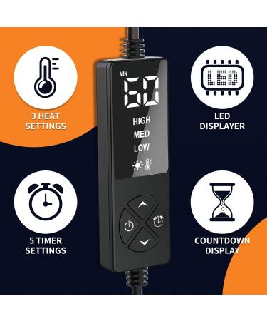 EX-Large Heated Face Mask for Sinusitis & TMJ Relief | 3 Heat & 5 Timer Settings | Moist Heat Therapy for Tension Headaches - Buy Online on GoSupps.com