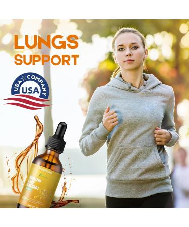 Mullein Drops for Lungs Liquid - Support Respiratory Herbal Supplement Mullein Leaf Extract for Lungs Cleanse with Cordyceps Marshmallow Root & Licorice Root Extract 2 fl oz 1 Pack - Buy Online on GoSupps.com
