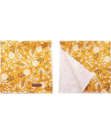 Lionet Paws Dog Bandana - Triangular Scarf for Small Medium & Large Dogs | White Flower Design - Buy Online on GoSupps.com