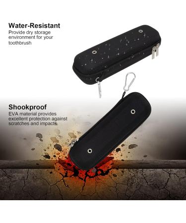 Soicpic Electric Toothbrush Travel Case for Oral-B - Fits Pro 500/600/650/1000/1500/2000/3000/3500/5500 & More (Case Only) - Black - Buy Online on GoSupps.com