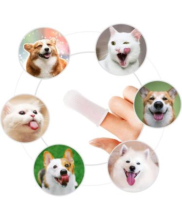 Cat Toothbrush 3 Pack 360 Full Surround Dog Toothbrush Finger Nontoxic Silicone Puppy Toothbrush Easy Dog Cat Teeth Cleaning Dog Tooth Brushing Kit - Buy Online on GoSupps.com