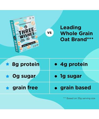 Three Wishes Protein & Gluten-Free Breakfast Cereal - 8.6 OZ | Healthy Start - Buy Online on GoSupps.com