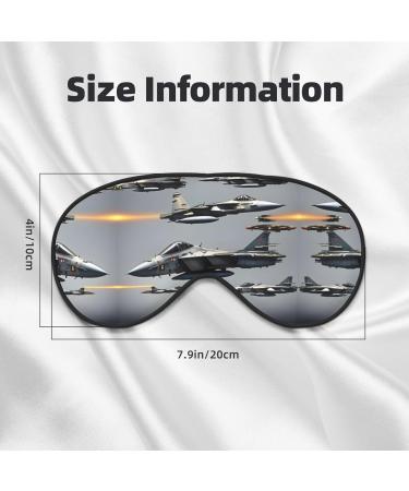 Buy Aircraft Fighter Jets Unisex Sleeping Eye Mask | Soft Adjustable Sleep Mask for Ultimate Comfort - Buy Online on GoSupps.com
